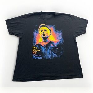 John Carpenter's Halloween Michael Myers THE NIGHT HE CAME HOME t shirt XL black